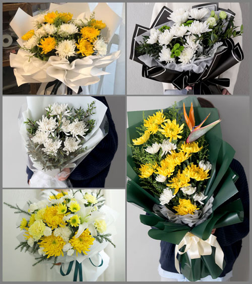 贵州铜仁市松桃县长兴堡镇中坝村白事花束代送